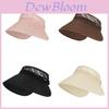 Summer Wide Brim Straw Hat With Sun Protection For Beach Vacation And Relaxation