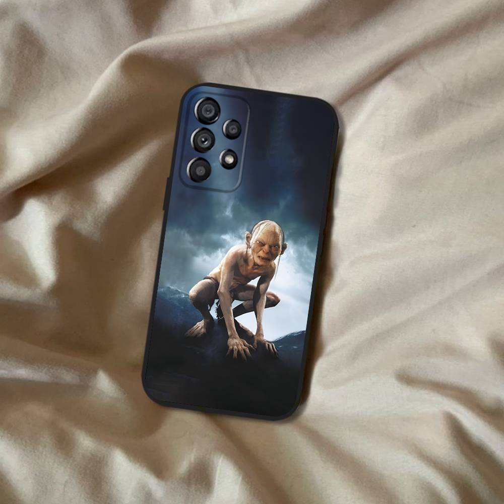 The R-Rings Gollum-S Of L-Lord Phone Case For Samsung Galaxy A20,A21s,A22,A31,A32,A52,A53,A72,73,A80 Soft Black Cover