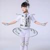 Costume Bambini Robot Spazio Stile Futuro Ragazzi Ragazze Abito da Esibizione Alieno Halloween Spettacolo Teatrale Festa Cosplay Vestiti per Travestirsi