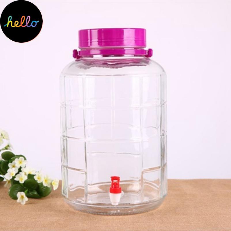 Home Supplies DIY Szklany kran z butelką wina Kran z kranem do butelkowania