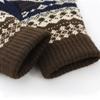 Thick Ethnic Style Gloves Driving Gloves Men Wool Mittens Warm Knitted Gloves  Outdoor