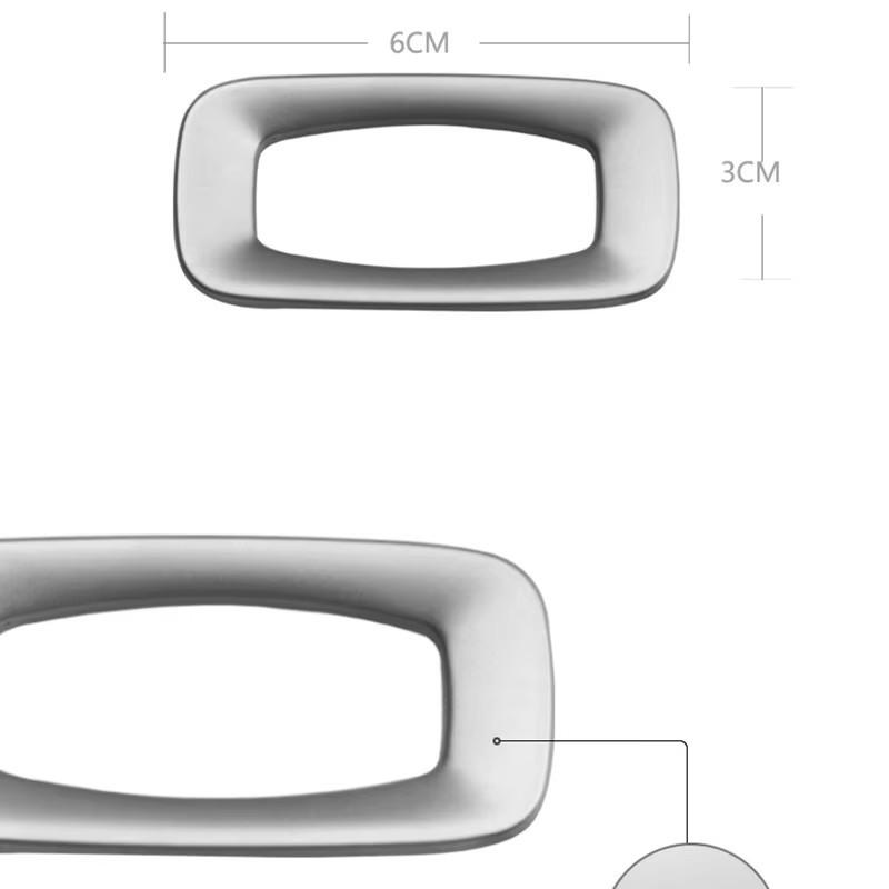 Car Console Keyhole Frame Decoration Key Hole Trim For Volvo S60 V60 XC60 V40 Stainless Steel Sticker Interior Accessories