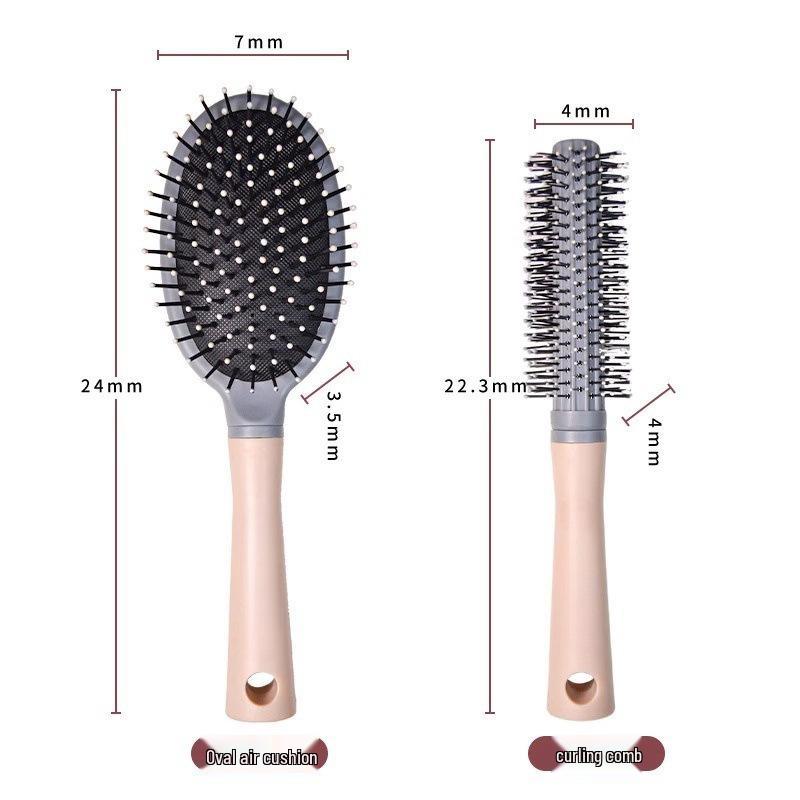Curved Airbag Massage Comb for Long Hair - Large Styling Cushion Comb for Women