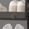 Multilayer Dustproof Shoe Rack Cabinet - Transparent Design for Small Spaces Spacious Storage Organizer Shelf for Shoes
