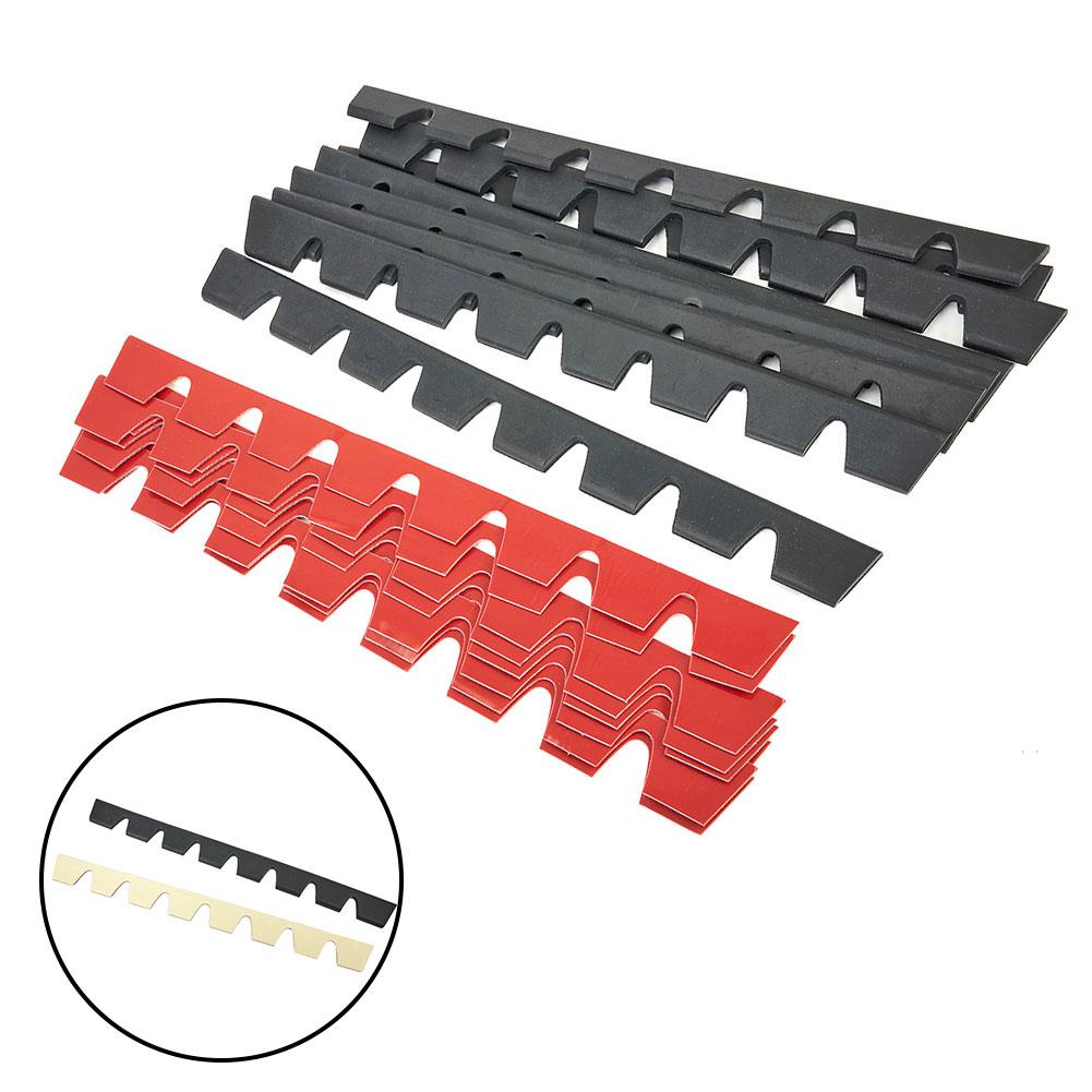 8PCS Car Front Bumper Bottom Anti-Scratch Strip Scrape Guard Skid Plate Bumper Protection Anti Collision For
