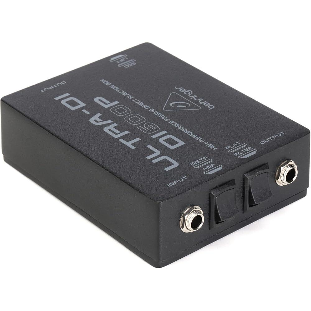 Behringer DI600P Passive Direct Injection Box with Ground Lift and 1/4" Inputs Audio Accessory