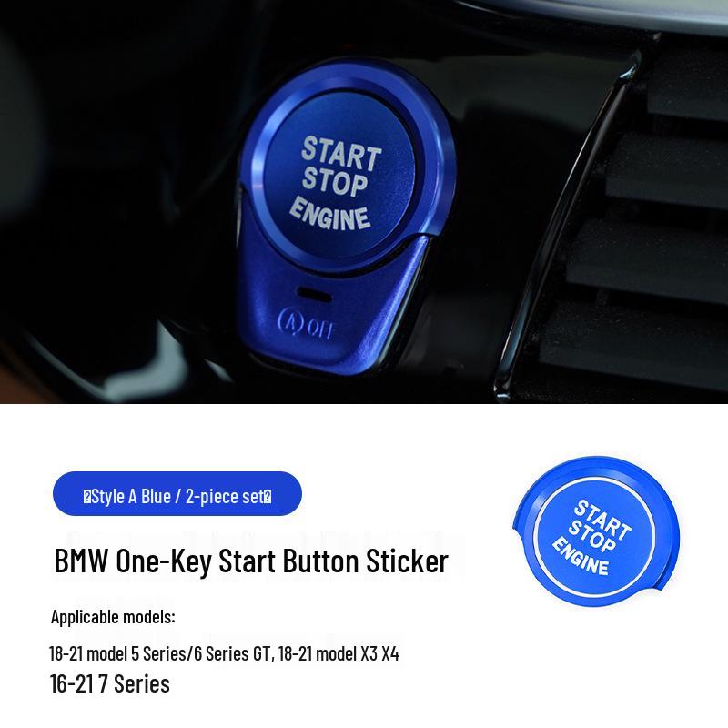 Decorative Knob Cover Ring for BMW 5, 6, 7 Series, GT, X3, X4 - Air & Volume Control