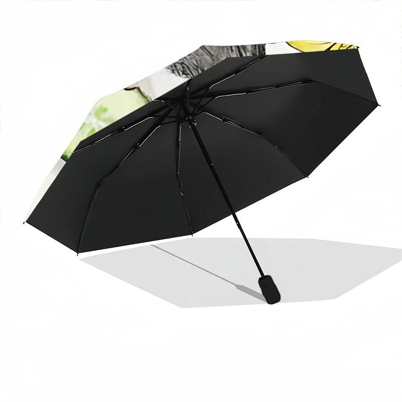 1pc Guinea Pig Automatic Opening/Closing Umbrella with Operation & Windproof Canopy - Folding Design, Holiday Gift Yy260225134
