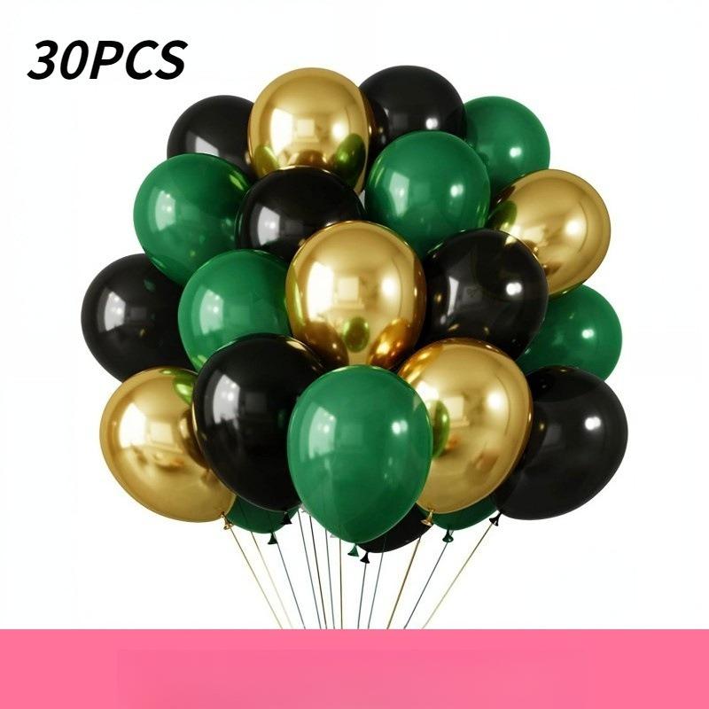 10 Zoll 30 Stück Glitzerpapier-Schnipsel Ballon-Set Dekoration Ballons Weihnachten Halloween Geburtstag Feiertag
