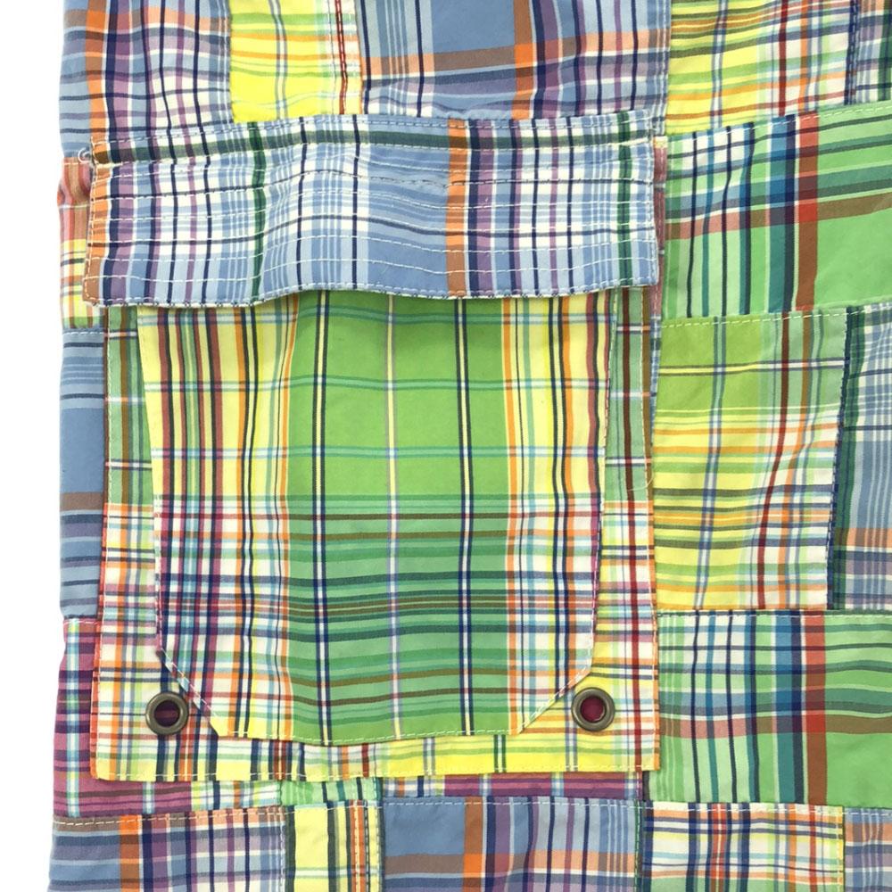 RALPH LAUREN RUGBY check patchwork Shorts W34 Surf pants Men's Used