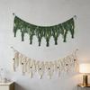 Macramé Nástěnná Tapiserie Ručně Tkaná Macramé Tapiserie Boho Dekorace Moderní Boho Tapiserie Nástěnná Dekorace Macramé Vlajka Girlanda