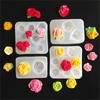 3D Rose Silicone Candle Molds for Epoxy Resin Candle Soap Fondant Chocolate Candy Baking Cement Clay Silicone Molds
