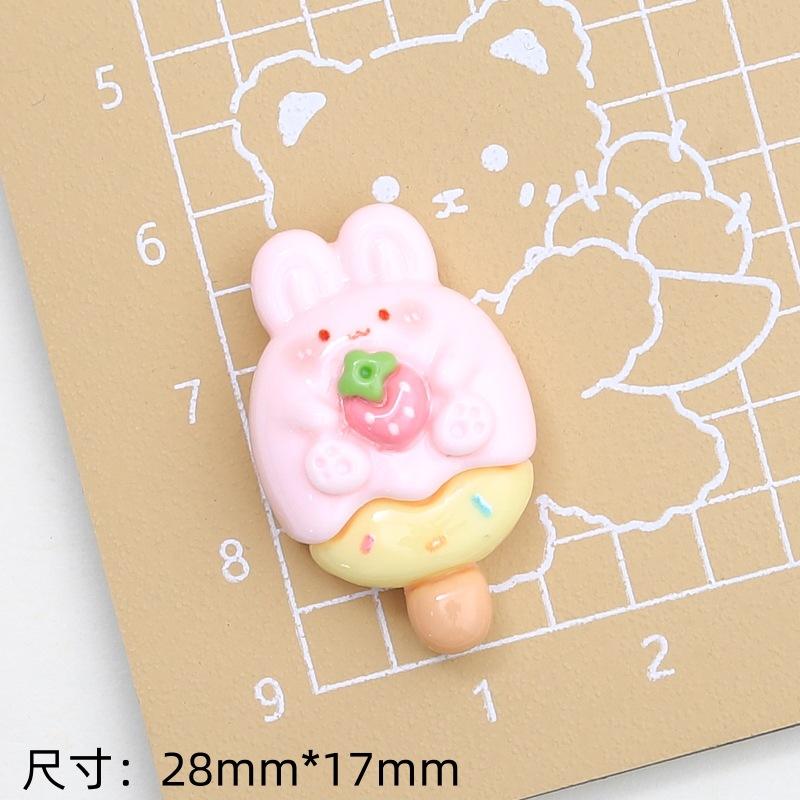 5 Stück Glänzende Katzenkekse Serie Harz Flache Rückseite Cabochons Exquisit für Haarspange DIY Schmuck Basteln Dekoration Trend Zubehör