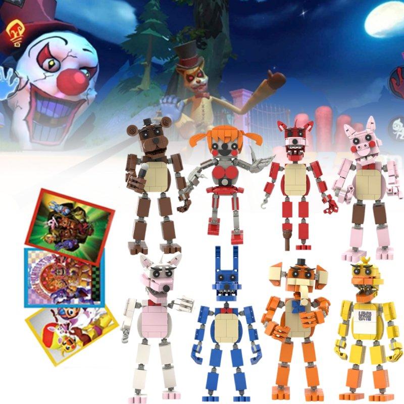 Character Poppy Playtime Assemble Building Block Toys Gift Tabletop Decoration