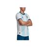 Adidas Argentina Maradona Climachill Home Player Edition Casual Knit Short Sleeve Football Shirt Men Tops White Light-Green DP0225