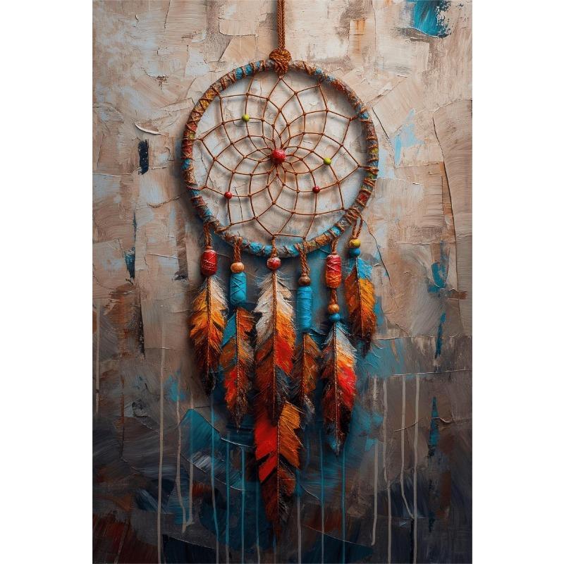 Modern 3D Visual Effects Ballerina Girl Wind Chimes Butterfly Artwork Poster Canvas Paintings Wall Art Pictures Home Decor