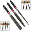 3Pcs Small Steel Files Needle Flat File For Stone Glass Metal Carving Craft Needle Filing Woodworking Hand Tool Sets