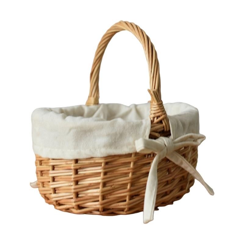

Rustics Willow Wicker Handmade Small Basket For Floral Arrangement And Home Organization 1