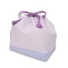 [NISHIORI] Drawstring Bag for Kimono, Graduation Ceremony, Two-Tone Color, Hakama (LIGHT PURPLE)