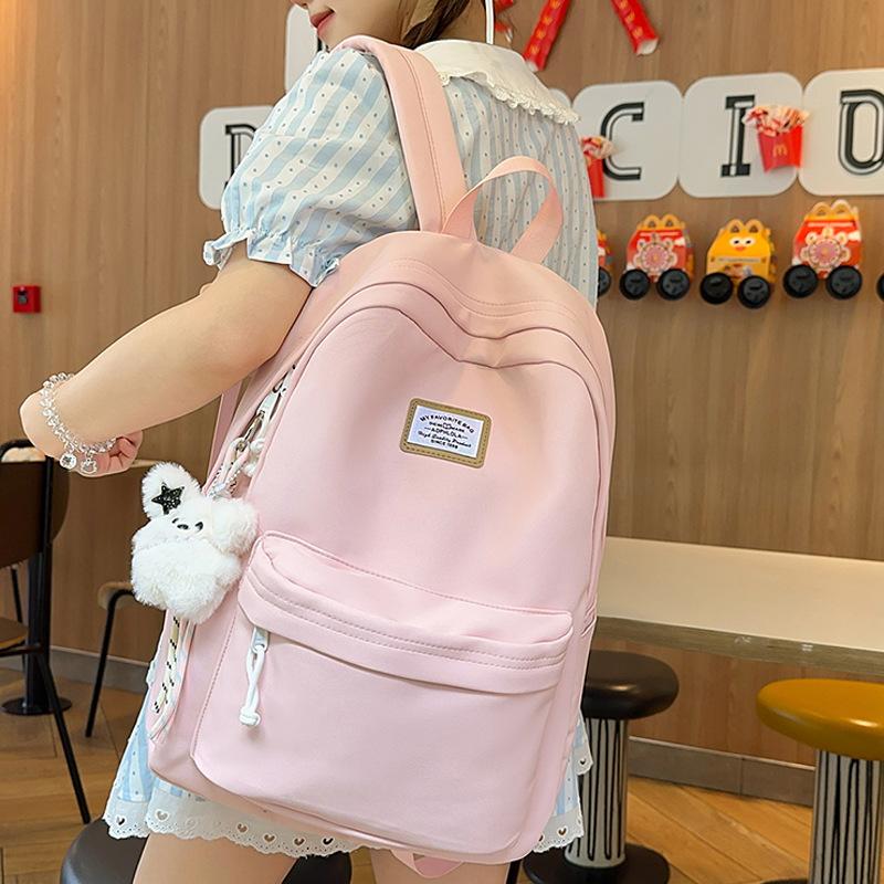 Korean Ins Style Artistic Girl Backpack for High School Students In College, Backpack for Class, Large Capacity Travel Backpack