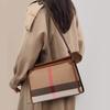 Aidrani Cowhide Autumn New High-End Plaid Satchel Small Square Casual Versatile Genuine Leather Shoulder Crossbody Bag