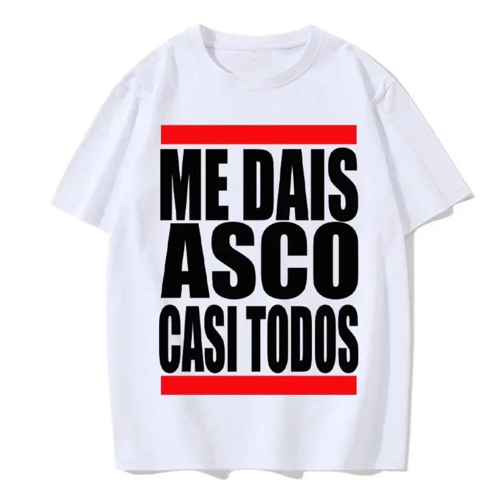 You Distinct Me Most Everyone T-shirt Fun Spanish Text Humorous T-shirt EU Size Neutral Casual Soft T-shirt