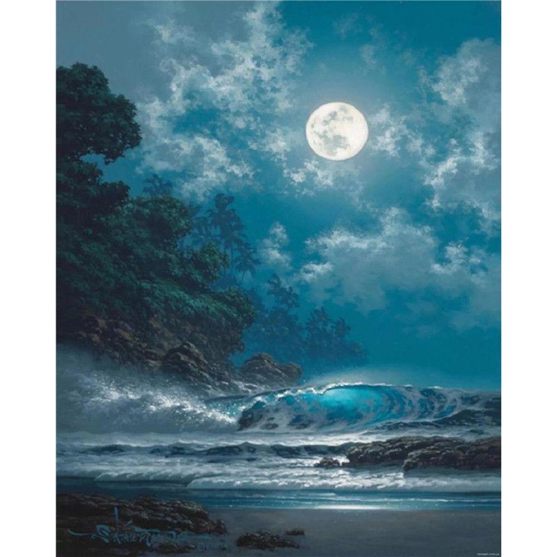 Malowanie po numerach diamentami Krajobraz Kamyczki Obrazy Krajobraz Mozaika diamentowa Kreskówka Dekoracja domu Naklejka na ścianę