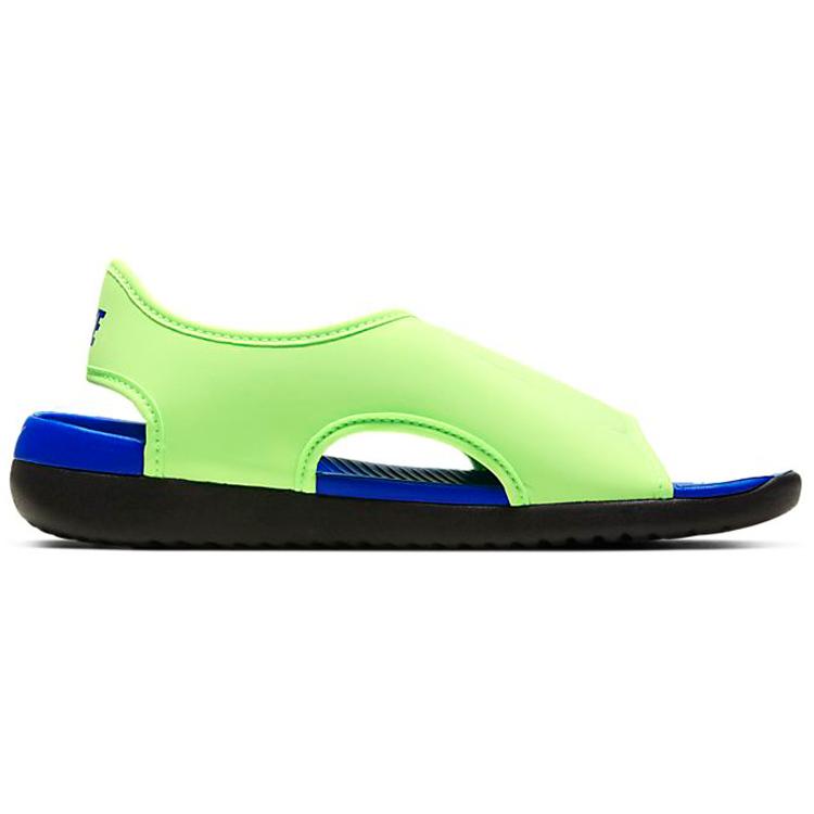 Nike Sunray Adjust 5 PU Lightweight Children's Sandals Blue Green Kids' DB9562-300