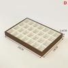 Eco Friendly Walnut Wood Grain Jewelry Tray Multifunctional Organizer Storage Solution for Living Room Bedroom Vanity