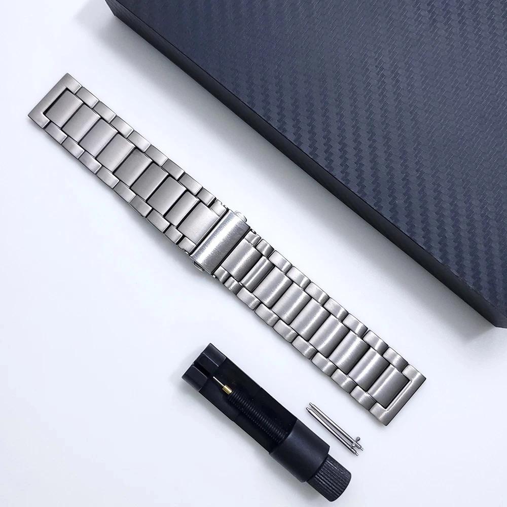 

22mm Titanium Metal Strap For Huami Amazfit Bip 6 46mm/BALANCE 2/GTR 4 3 2/GTR 47mm/Stratos 3 2 2S Business Watch Band Bracelet 1pcs 22mm серебряный