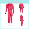 Squid Game Guard Costume Unisex Cosplay Jumpsuit Perfect For Halloween Festivities