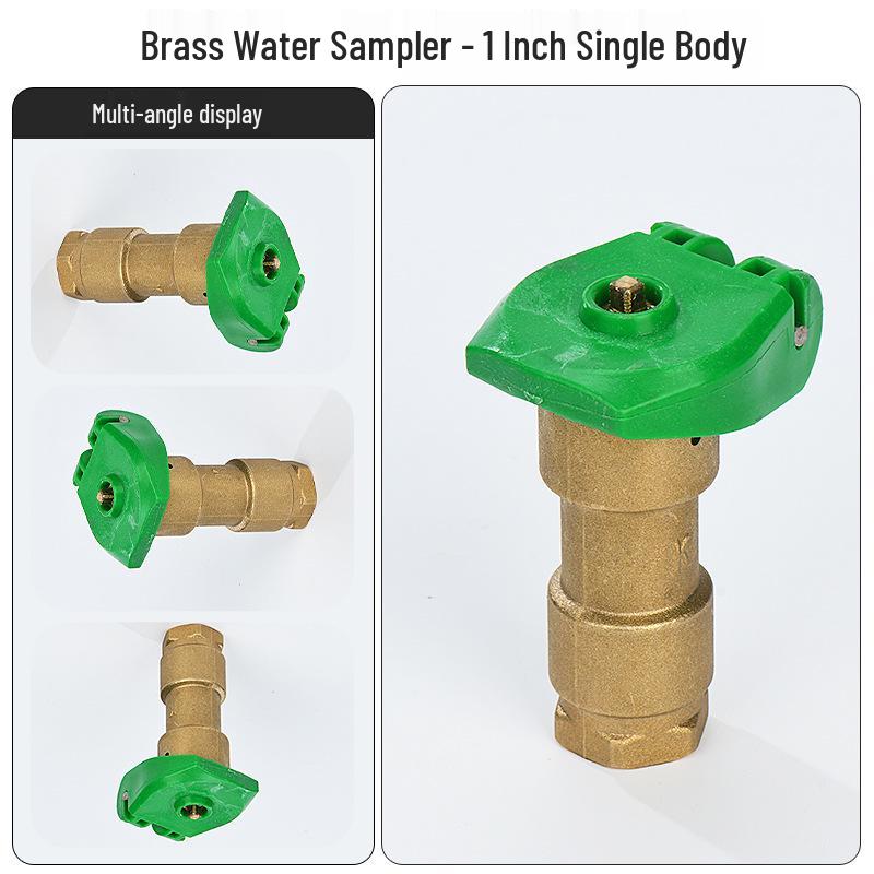 All-Copper Explosion-Proof 6-Point 1-Inch Quick Water Collector for Garden Irrigation