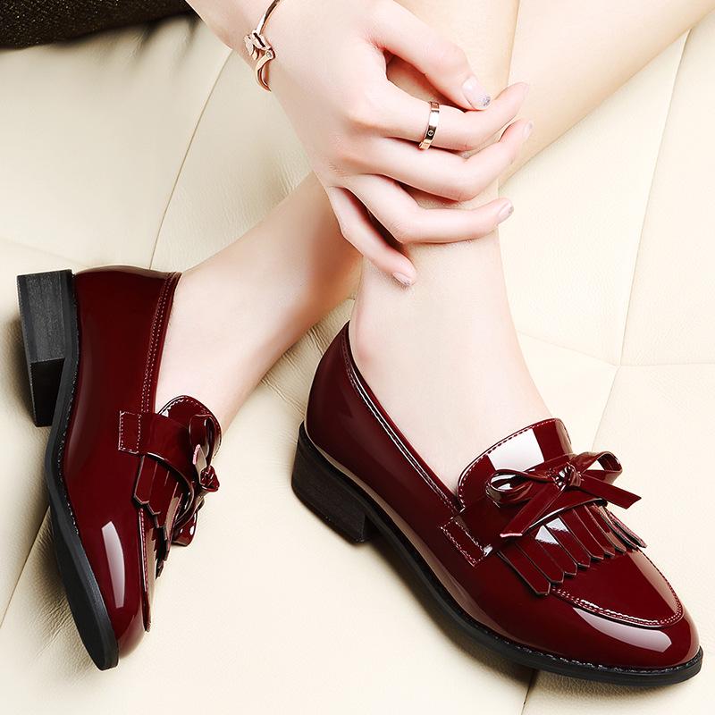 Mandaartins Women Tassel Bow Pointed Toe Black Oxford Shoes Flats Slip On Shoes Mandaartins Women Tassel Bow Pointed Toe Black Oxford Shoes Flats Slip On Shoes