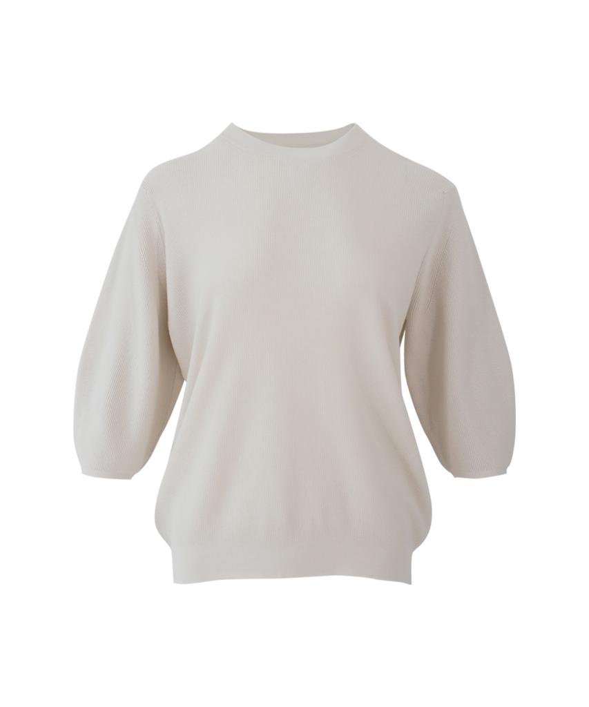 Baseukala Drop Shoulder Round Neck Capri Knitwear (5Colors)