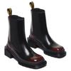 Dr. Martens Leather Minimalist Fashion Chelsea Boots Women boots Black Red 32071770