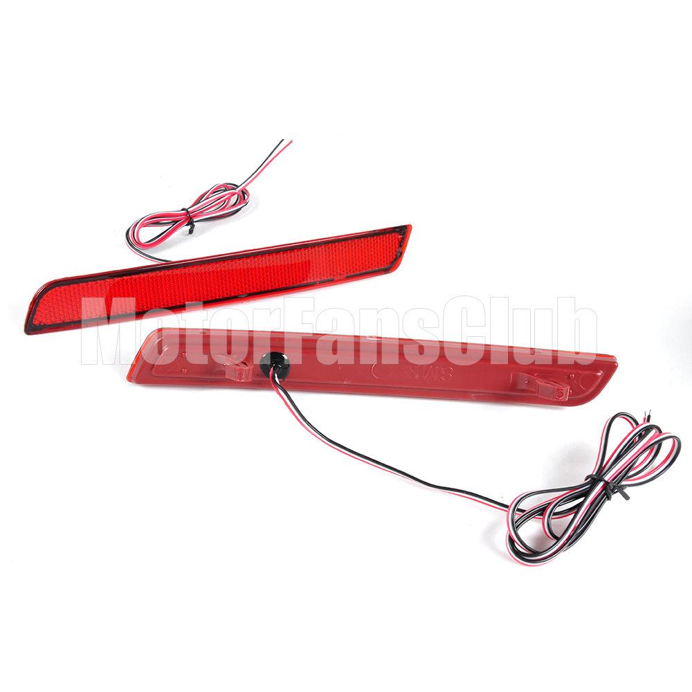 2X LED Lens Rear Bumper Reflector Brake Stop Light Lamp for Chevrolet Malibu