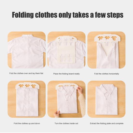 Üst Üste Konulabilir Giysi Katlama Panosu Dolap Giysi Düzenleyici Gömlek Ayırıcı Tişört Düzenleyici Panosu Düzenli Giysiler İçin Kırışıksız Çamaşır Saklama