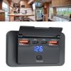 Doppelter PD3.0 & QC3.0 USB-Ladeanschluss mit Netzschalter 12V/24V Wasserdichte USB-Steckdose Einfach zu bedienen für Autos Boote Motorräder