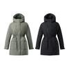Women S Weather Down Mid Length Hooded Mid Down Jacket Tvjdw25512