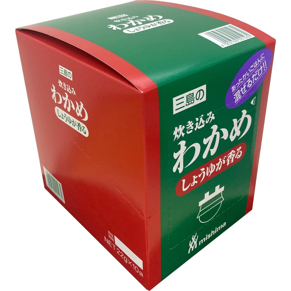 Mishima Takikomi Wakame Soy Sauce Fragrance 22g x 10 Packs