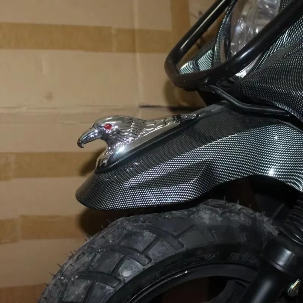 Universal Front Mudguard Decoration Metal Motorcycle Decorative Accessories Motorcycle Eagle Head