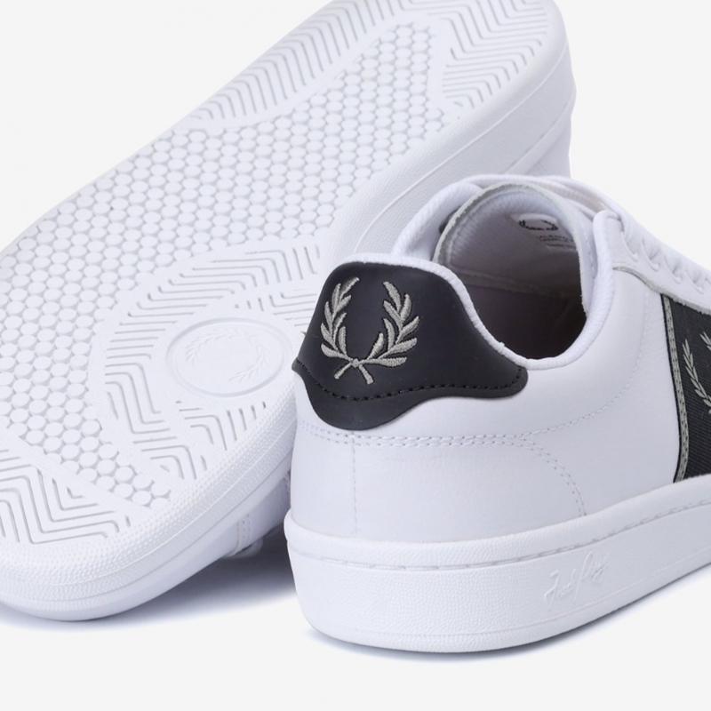 Fred Perry Men S White SneakerS B721 Leather Webbing