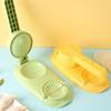 2PCS with Handle 2 In 1 Dumpling Maker Plastic Dough Presser Dumpling Skin Maker  Pastry