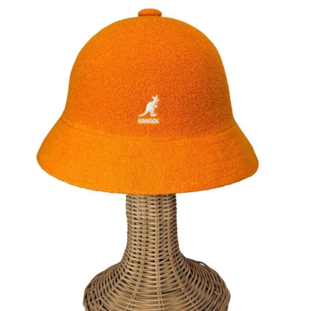 Used SALEKANGOL Bucket Hat Bell Shape Orange L Size