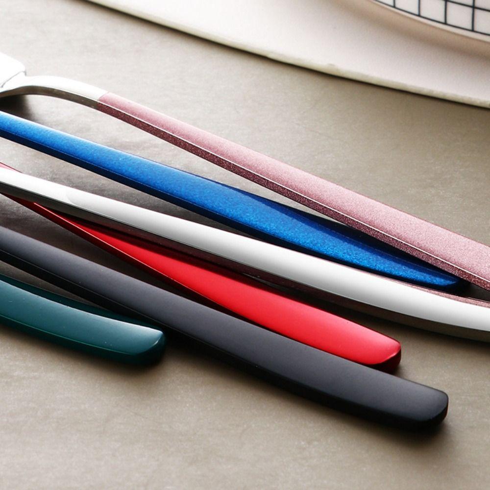4pcs/Set 304 Stainless Steel Tableware Set with Case Bag Dinnerware Sets Cutlery Set  Outdoor