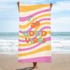 Microfiber Terry Cloth Digital Printing Fashion Pattern Beach Towel Bath Towel Seaside Blanket Shawl Sweat Towel