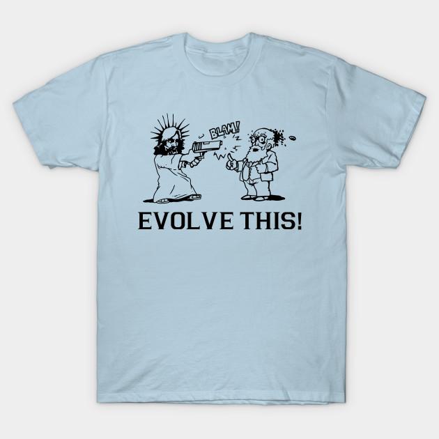 

Мужская черная футболка с принтом Evolve This! - Хлопковая футболка с принтом Paul Movie, бумага для переноса без вырезания S светло-синий