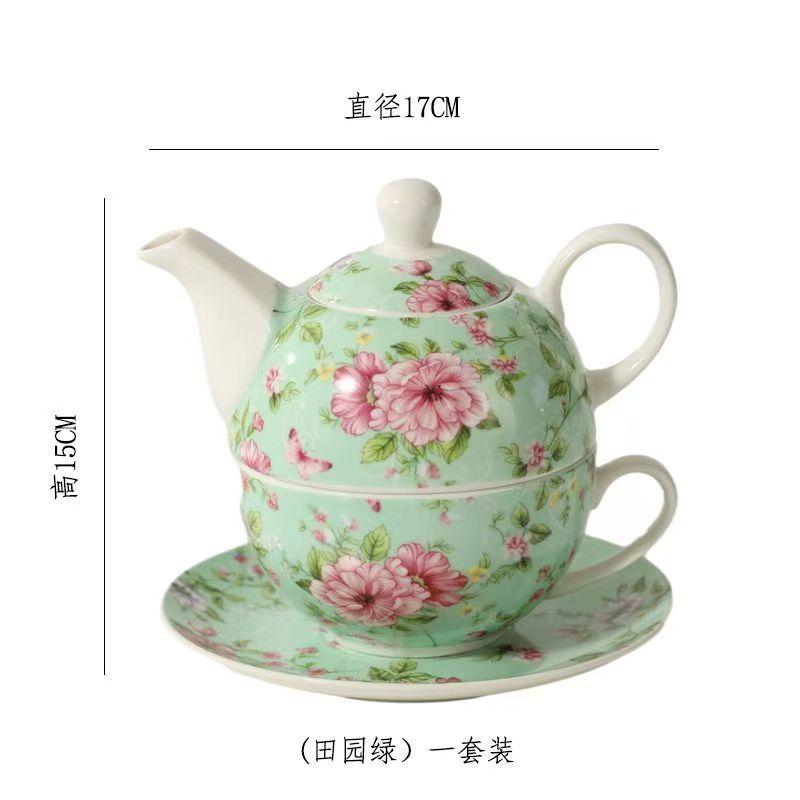 Flower Teapots,Coffee Pot,Mother Child Pots,One Pot and One Cup,British High-end Afternoon,Single Tea Set,Household Teaware