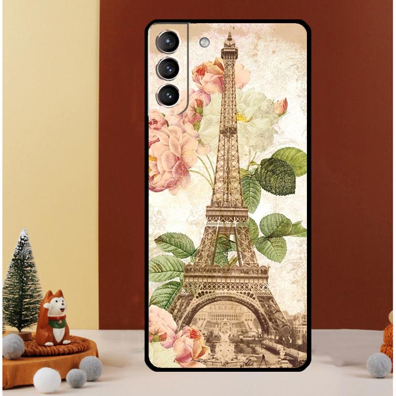 France Paris Eiffel Tower Case For Samsung Galaxy S24 S26 Ultra S22 S23 S25 Ultra S20 S21 Plus S10 S25 FE Cover Funda