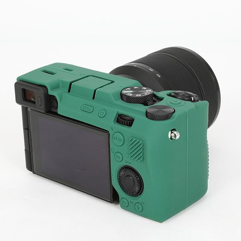 Huse din silicon pentru Sony A7CR și A7CII Genți pentru camere foto pentru A7CR Camere foto mirrorless Huse de protecție anti-cădere pentru camerele foto A7CII